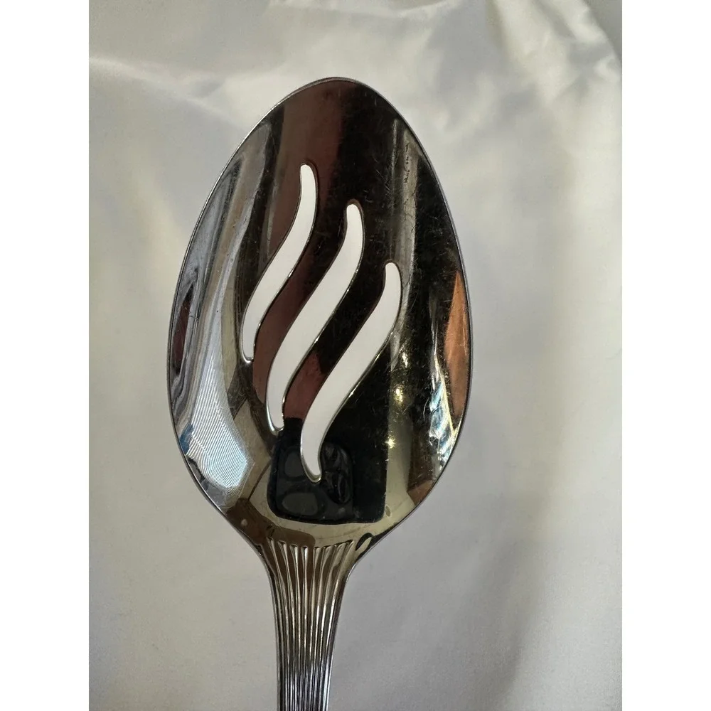 Mikasa Jodo 18-8‎ Stainless Steel Slotted Serving Spoon Japan